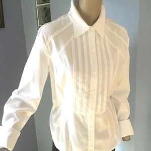 Jones New York Signature Tuxedo Blouse